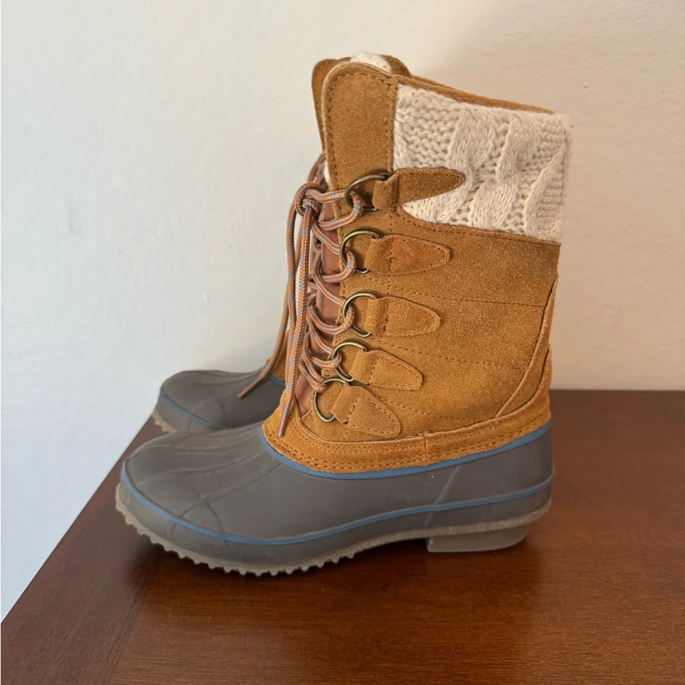 Khombu Womens Tall Duck Boots - Size 6